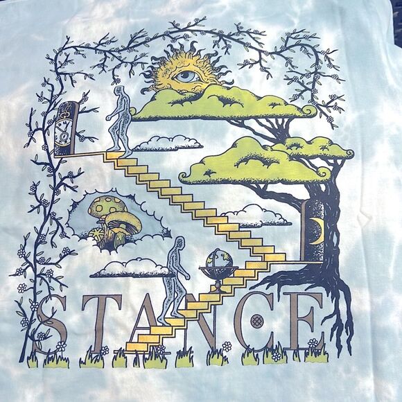 Stance World Graphic Tee/T-Shirt - NWT - Picture 4 of 8